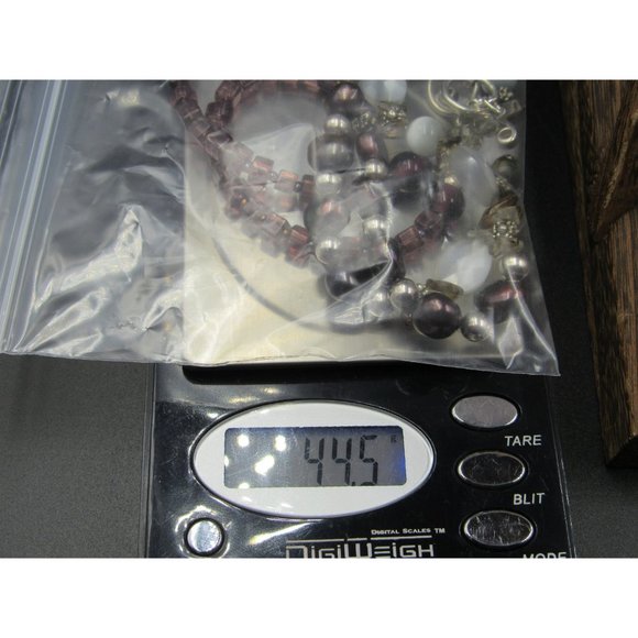 24" Sterling Silver Silpada Shell Real Pearls And Stone Chips Necklace Vintage - Picture 9 of 9